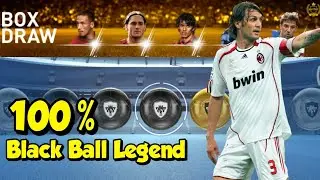 Get BLACK BALL LEGEND TRICK 100% in Box Draw LEGENDS: Italian Clubs || PES 2019 MOBILE