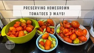 From Garden to Pantry: Preserving a Massive Tomato Harvest 3 Ways