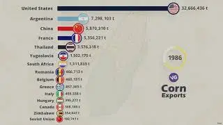 The Countries that Export the Most Corn in the World