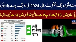 WADA 2024: India leads in positive doping cases, Pakistan 13 tests.