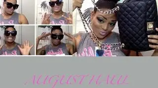 august haul w/ eastbay, asos, retrocity sunglasses, and shoes
