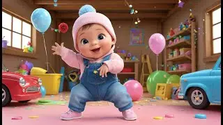 New Year Garage Cleaning Song | Fun Vehicles & Cleaning Nursery Rhyme for Kids | Baby Learning Song