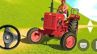 Indian Tractor Driving simulator realistic game | best tractor driving game android gameplay