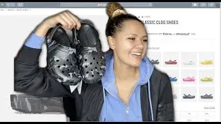 Классические чёрно-серые камуфляжные сабо CROCS * Обзор распаковки и примерка! * Финишная линия доставки 2020