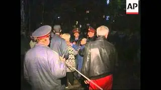 RUSSIA: MOSCOW: GAS EXPLOSION IN APARTMENT BLOCK (2)