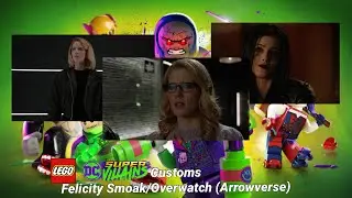 LEGO DC Super Villains customs- Felicity Smoak/Overwatch (Arrowverse)