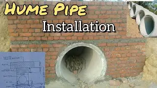 Hume pipe Installation work