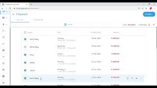 AcademyPRO - Update payment in bulk