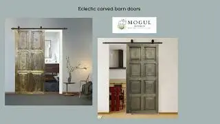 Custom Carved Sliding Barn Doors