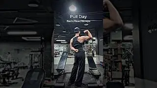 Pull Day! 3 Working sets on each exercise. #gym #fitness #motivation #music #motivation