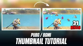 Make this Amazing PUBG / BGMI Thumbnail in PicsArt!