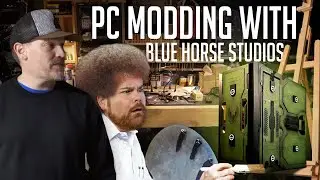 Does anyone make cooler PCs than this guy? We visit Blue Horse studios! Oh, and pick up a Halo PC.