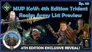 MUP Kings of War: 4th Edition Trident Realm Army Preview (EXCLUSIVE) | Mantic Universe Podcast #161