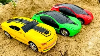 Rescue Police Car From The Monster | Toy Car Story -# 52