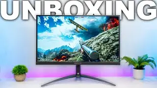 Распаковка игрового монитора Acer Predator XB273K V3 4K (V3bmiiprx)