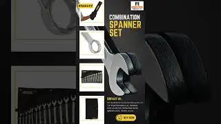 the Stanley Slimline Combination Spanner Set (Model: 1-87-709).