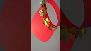 DIY how to make a summer cap easily and simply🧢 #diy #paper #craft #handmade #cap#summer#shorts