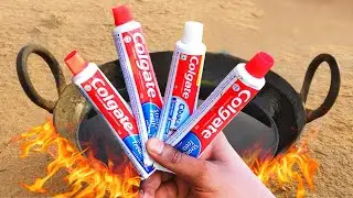 colgate toothpaste vs Hot oil Experiment