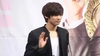 20120221 - Minhyuk at You Are an Unexpected Piece of Good Luck Press Conference