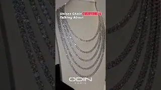 Unisex Tennis Chain That Shines 💎 #Shorts #TennisChain #UnisexJewelry