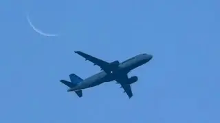 JetBlue Airbus A320-232 (B61129, N606JB) landing to JFK Airport from PVD