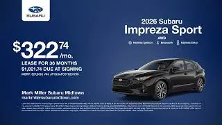 Subaru Impreza 01/09/2026 6735825