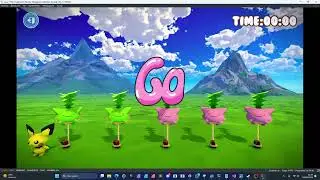 Pok&eacute;mon E-Reader Minigame Collection Unity - v0.0.1 - Hold Down Hoppip remake - Nintendo Switch