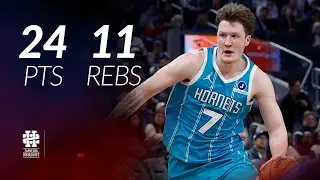 Kon Knueppel 24 pts 11 rebs vs Warriors 25/26 season