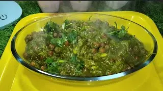 Palak chana recipe| पालक चना रेसिपी|chana Palak recipe|चना पालककी विधि