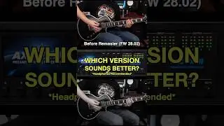 Do the Peavey amps in the Axe Fx III sound better before or after being remastered? (Part 1)