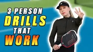 3-Person Pickleball Drills That Actually Make You Better (5.0+)