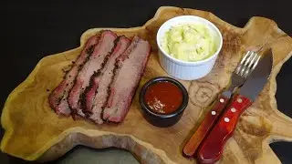 Brisket au barbecue offset