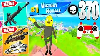 370 Elimination Solo Vs Squads - Zero Build Gameplay Wins (NEW Fortnite Chapter 7 Season 1)