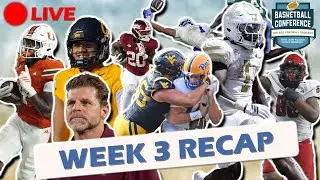 LIVE Week 3 ACC Football Recap | Georgia Tech Upsets Clemson, Stanford Shocks Boston College, MORE!