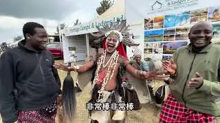 盛况开启！保镖都自豪了，这就是东非旅游展，景点再现看着就高端 #千万生活dou来拍 #交换世界计划  #旅游  #了不起的中国智造2 #大咖群话中国智造