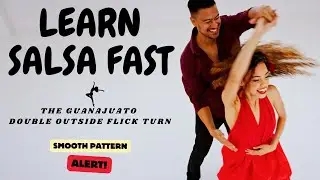 🔔 The Guanajuato Double Outside Flick Turn:  Learn this NEW SALSA PATTERN