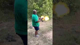 Pops впервые стреляет в Mini Draco🤣🤣#viral #youtubeshorts #gun #fyp #fypシ #shorts #draco