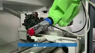 3D nyomtatott karmok egy EDUTURN 400-as eszterg&aacute;t kiszolg&aacute;l&oacute; robotkaron pneumatikus megfog&aacute;ssal