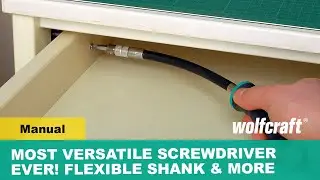 Most Versatile Screwdriver Ever! Hand Screwdriver with Flexible Shank