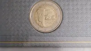 Rocco Monete&Treasures dal vivo. Vaticano 2 euro  2020 regalo di un followers