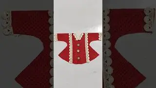 EASY baby frock cutting ideas #easy design #easy cutting stitching