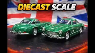 Green Beauty Diecast 🔥 | Mercedes 300SL | Diecast Scale Review