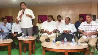 KTR meeting with GHMC corporators and govt officials