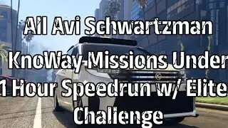 SOLO All Avi Schwartzman KnoWay Missions Under 1 Hour Speedrun w/ Elite Challenge #gaming #avi