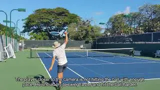 Tennis AI + Human Coaching -  Stroke Analysis backhand