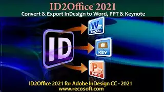 How to convert INDD Files to PowerPoint Or Word using ID2Office 2021