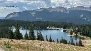 Discover the Beauty of Lake Irwin and Scarp Ridge. Gunnison and Crested Butte, Colorado