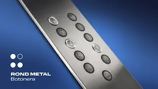 Botonera A3160 | Rond Metal by Automac&reg;