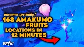 Amakumo Fruits Locations | Fast Farming Route | Raiden Shogun Ascension Material | Genshin Impact