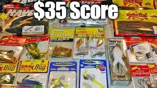 Clearance Bass Fishing Lures at Walmart!  $35 Tackle Shopping